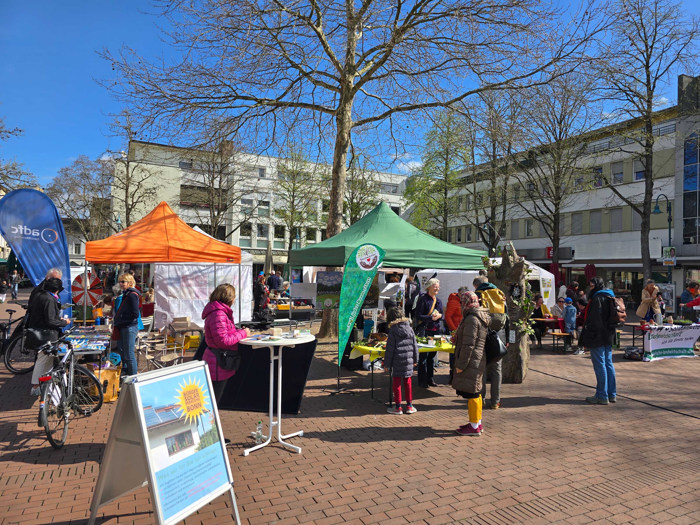 Das Zentrenmanagement organisierte mit seinen Partnern einen Nachhaltigkeitstag in Bad Godesberg